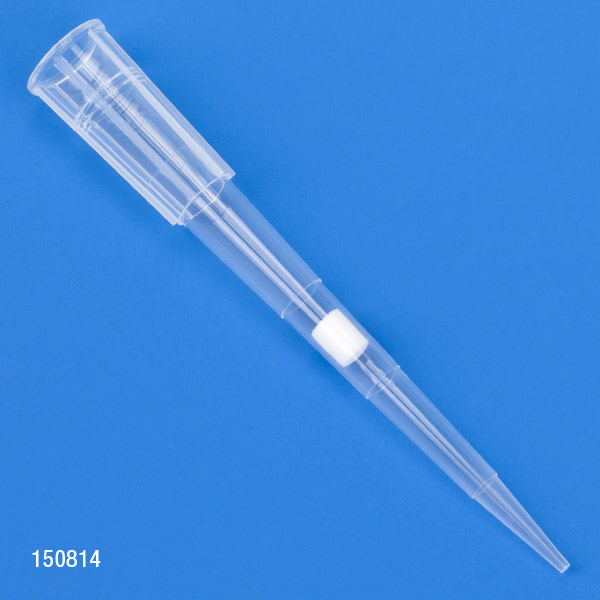 Globe Scientific Filter Pipette Tip, 1 - 50uL, Certified, Universal, Low Retention, Graduated, 54mm, Natural, STERILE, 96/Rack, 10 Racks/Box Pipette Tip; Universal; universal pipette tips; low retention tips; filtr tips